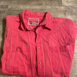 Vintage Red Marlboro Adventure Team Button Down